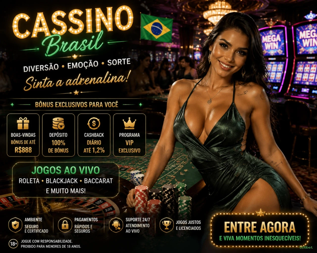 Jogos com maior RTP na 516bet